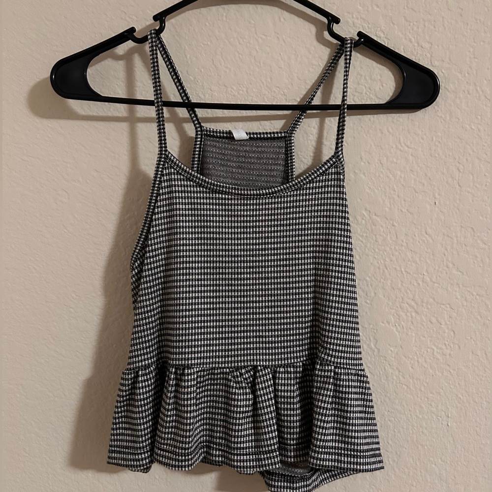 Pattern black & white blouse